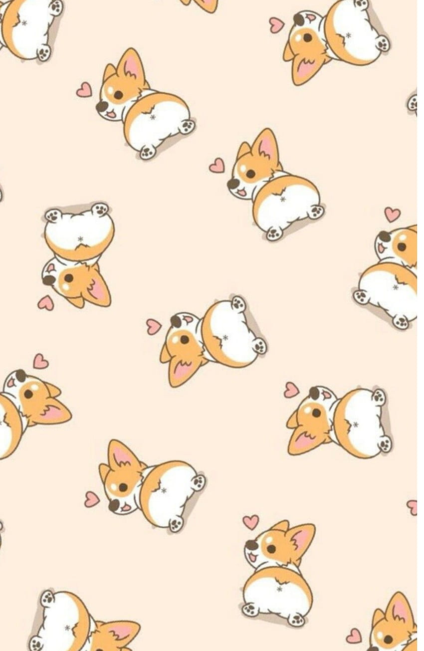 Cute Corgi Cute Chibi Dog HD phone wallpaper  Peakpx