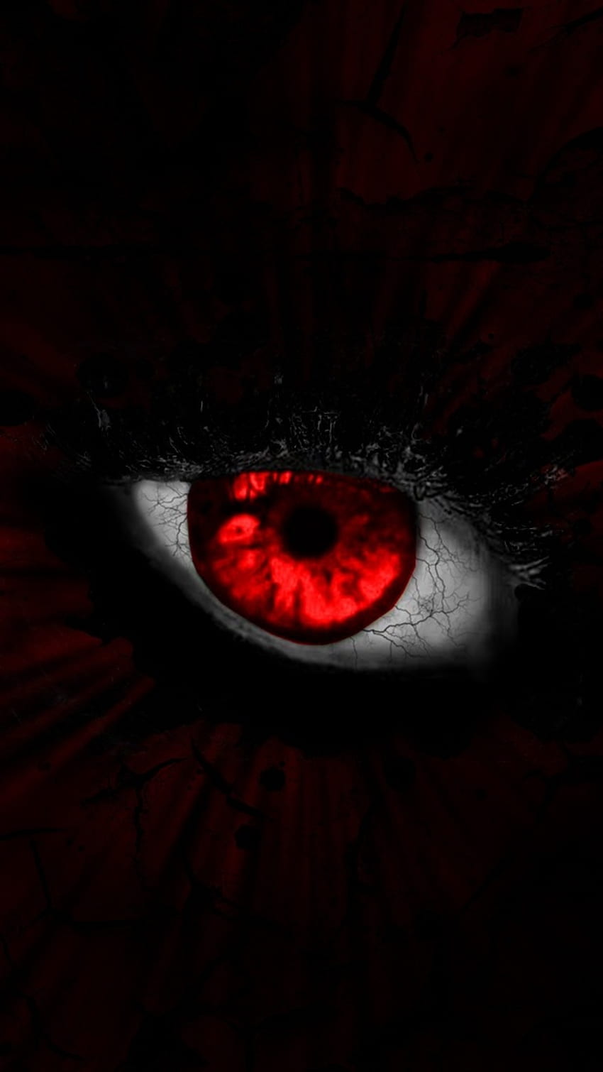 Diabeł, czerwone oko Tapeta na telefon HD