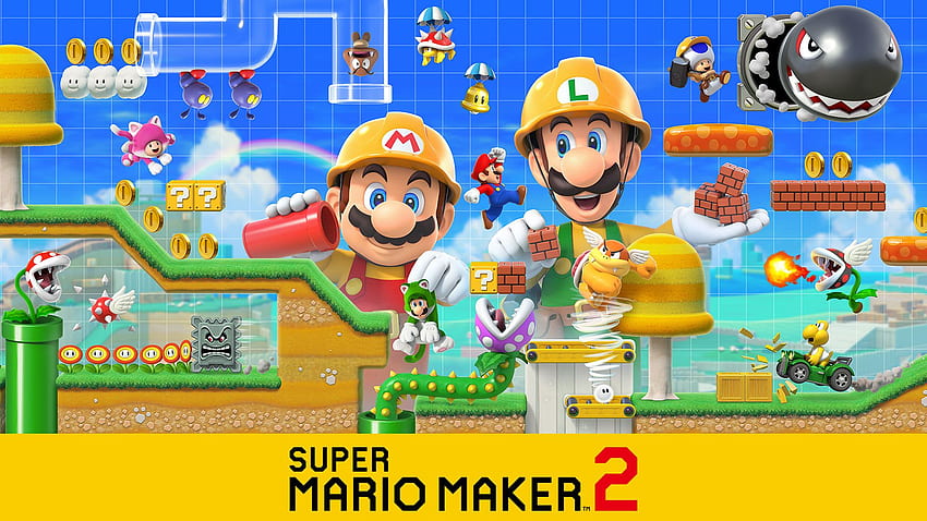 Super Mario Maker 2 за Nintendo Switch – подробности за играта Nintendo, Mario Game Over HD тапет