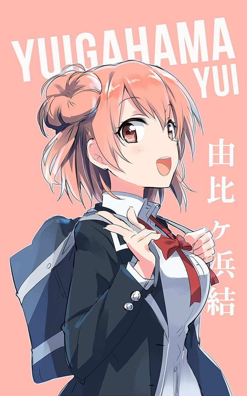 Yuigahama Yui - OreGairu / Yahari ore no Seishun Love Come wa Machigatteiru. Anime, Urocza postać z anime, Manga anime Tapeta na telefon HD