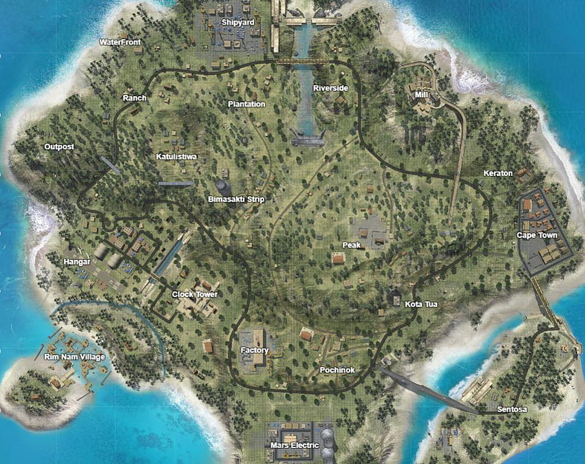 Mapa de Fogo, Bermuda papel de parede HD