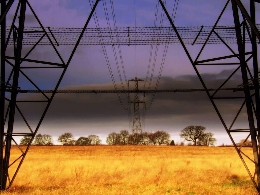 Transmission line and - HD wallpaper
