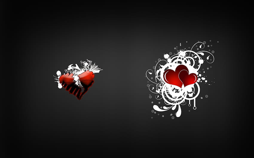 Broken Hearts Heart In Black Colour With Red PelautsCom [] for your ,  Mobile & Tablet. Explore Heart Broken. Broken Heart , Heart HD wallpaper |  Pxfuel