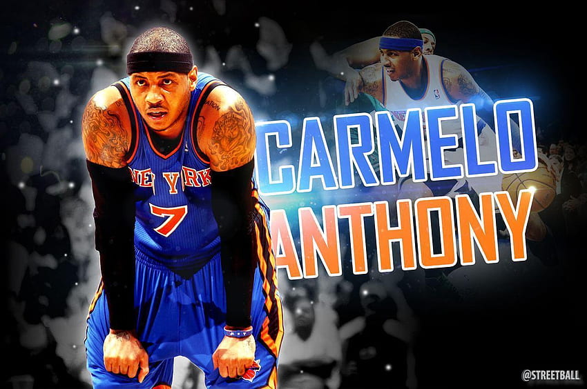 carmelo anthony, Carmelo Anthony Logo HD wallpaper