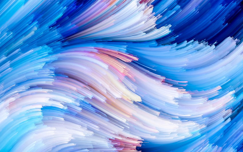 Abstrakt Künstlerisch Blau Macbook Pro Retina, 2880 X 1800 Retina Abstract HD-Hintergrundbild