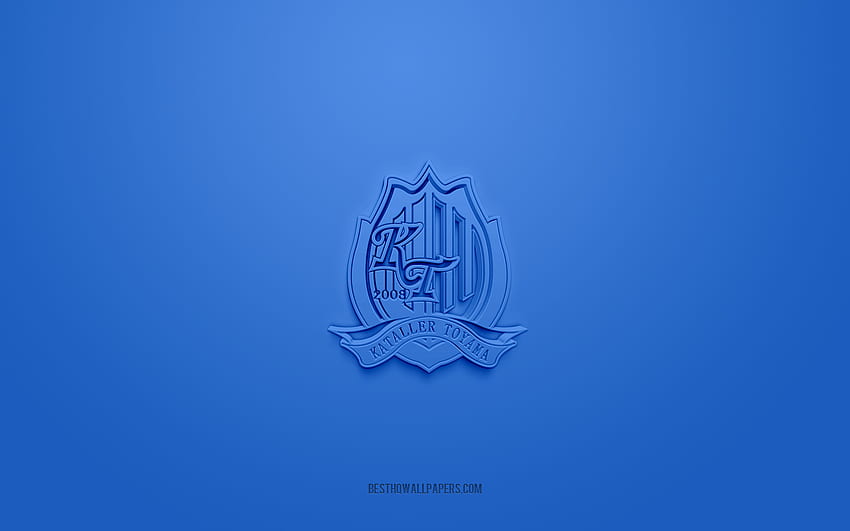 Kataller Toyama, creative 3D logo, blue background, J3 League, 3d emblem, Japan  Football Club, Toyama, Japan, 3d art, football, Kataller Toyama 3d logo HD  wallpaper | Pxfuel