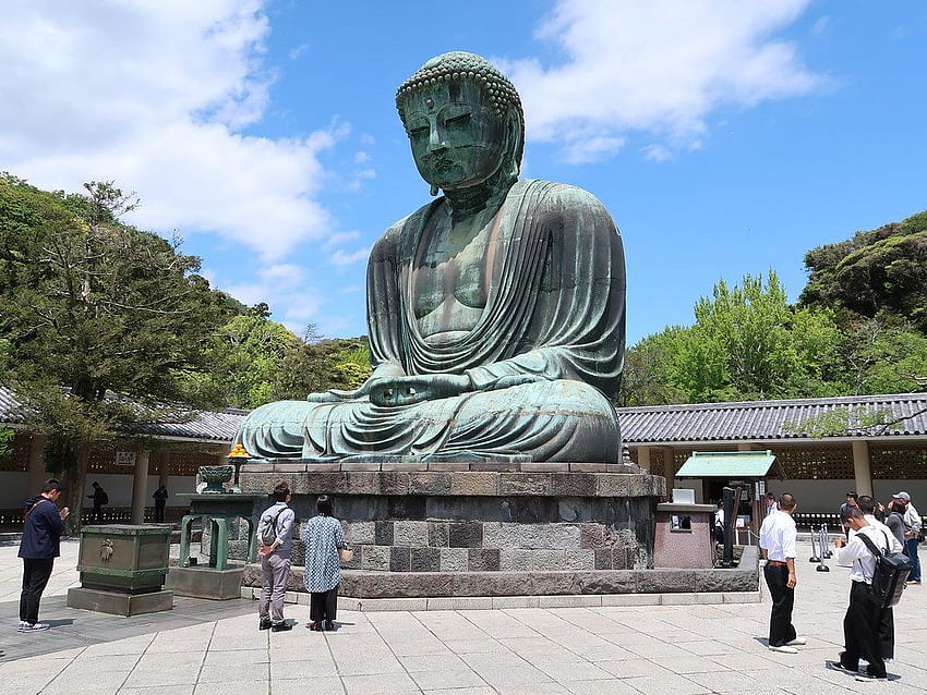 Kamakura'nın Büyük Budası│Kōtoku In│Kamakura│Japonya HD duvar kağıdı
