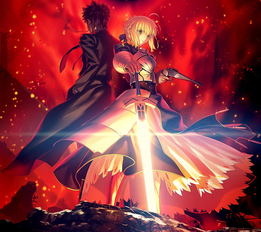 Fate Zero Sabre Kirei Kotomine.Android HD-Hintergrundbild