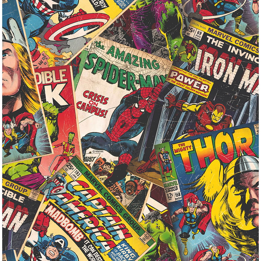 Marvel Heroes Titelgeschichte Comicbuch 10m .uk HD-Handy-Hintergrundbild