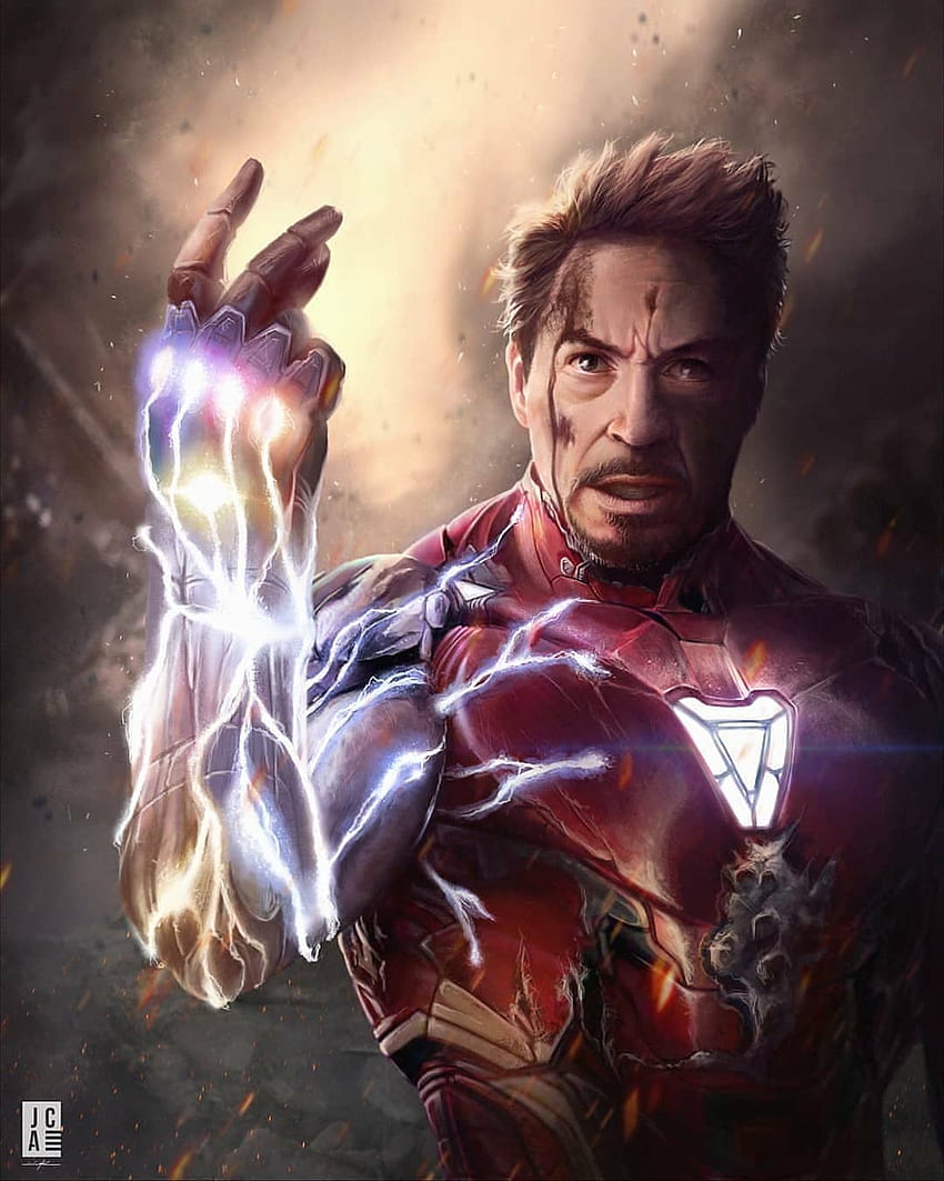 Iron Man Snap, Iron Man Endgame Fond d'écran de téléphone HD