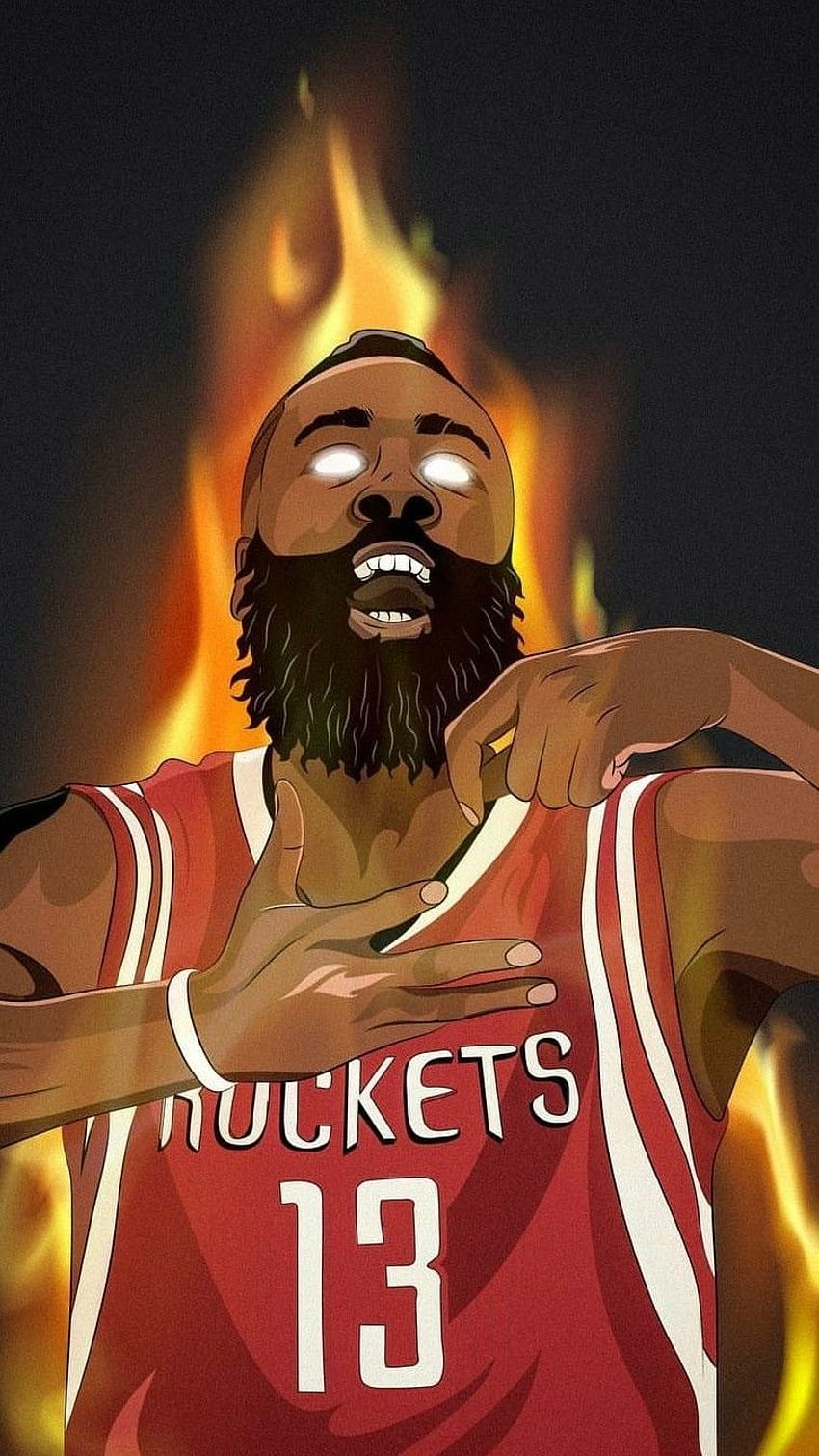 James Harden . NBA. James harden, Basketball, NBA, Cartoon James Harden HD phone wallpaper