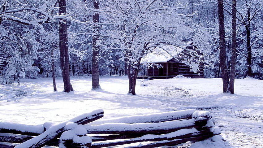winter forest CABIN landscape Google Search, Log Cabin Landscape HD wallpaper