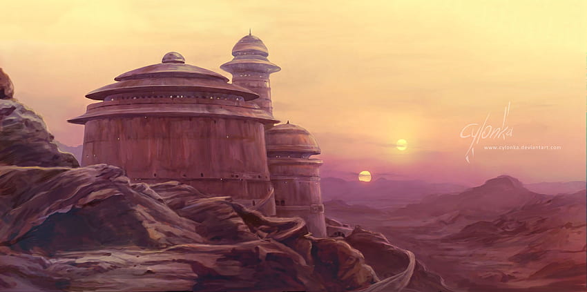 Tatooine, Star Wars Scenery HD wallpaper