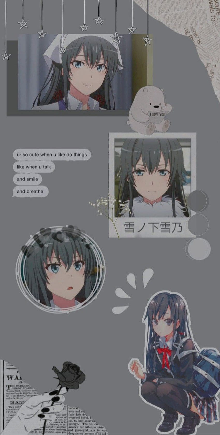 Yukinoshita Yukino . Ilustrasi karakter, Ilustrasi komik, Gambar karakter HD phone wallpaper