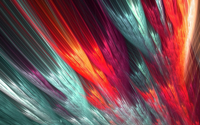 Abstraction, Red, Gray, Feathers and background HD wallpaper