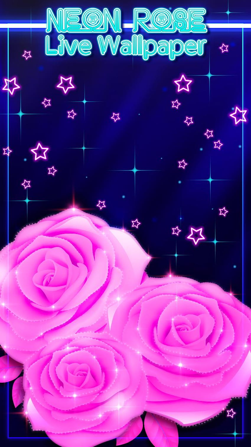 Neon rose live for android HD wallpapers | Pxfuel