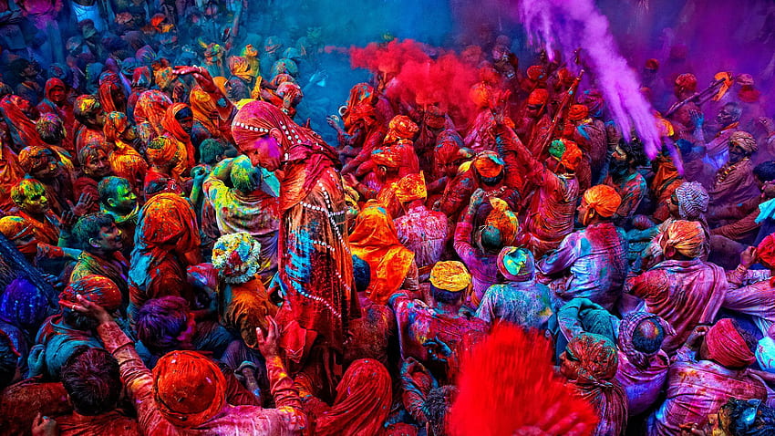 Holi Festival Of Colors para, celular, India Holi papel de parede HD
