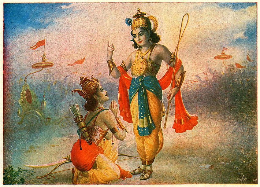 Krishna di Mahabharata, Marah Krishna Wallpaper HD