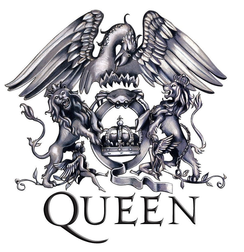 Logo królowej - grupa, zespół królowej Tapeta na telefon HD