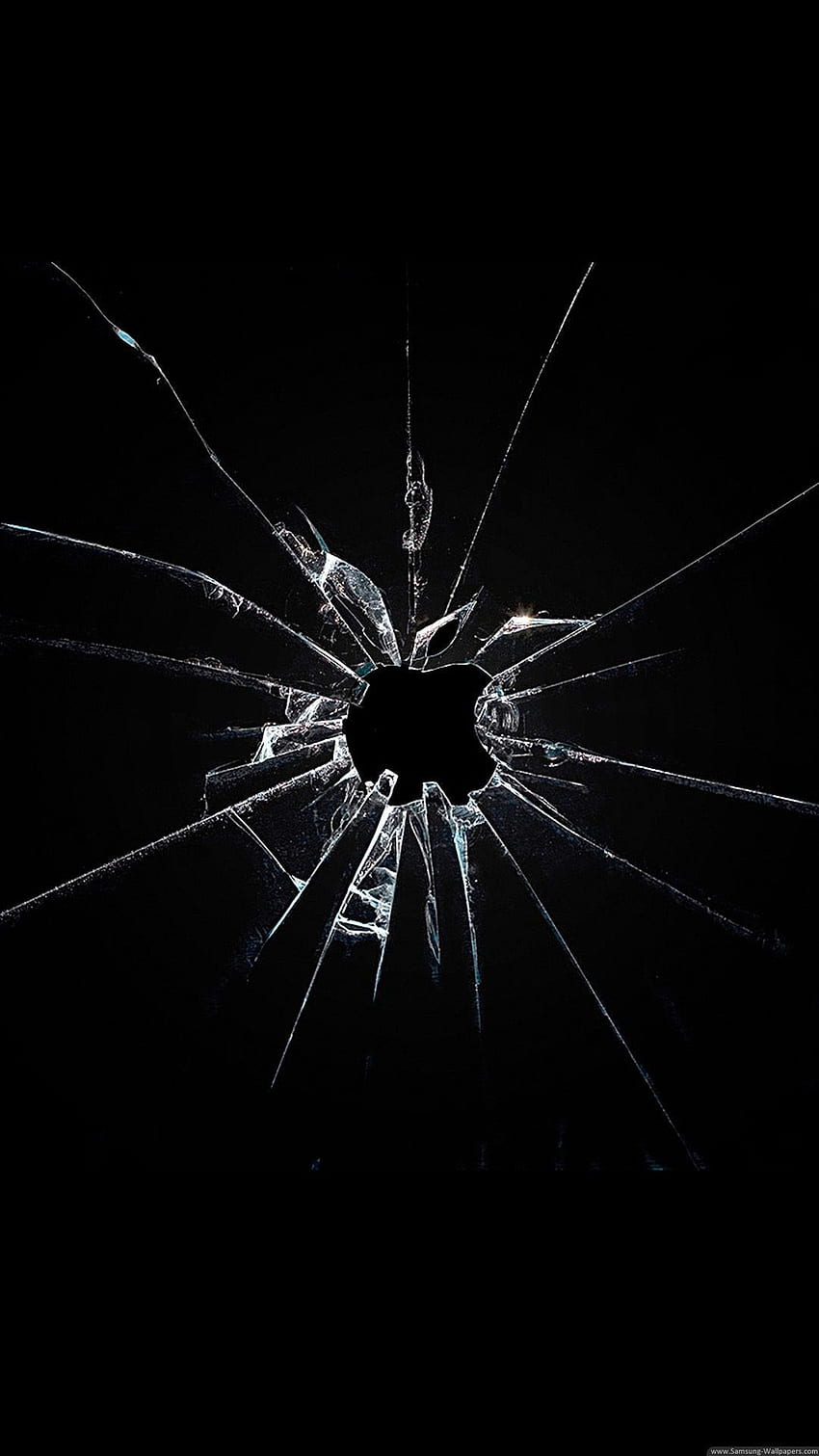 Fresh 3D Broken Glass . ponsel hitam, gelap, iphone, Anime Broken Glass HD  phone wallpaper | Pxfuel