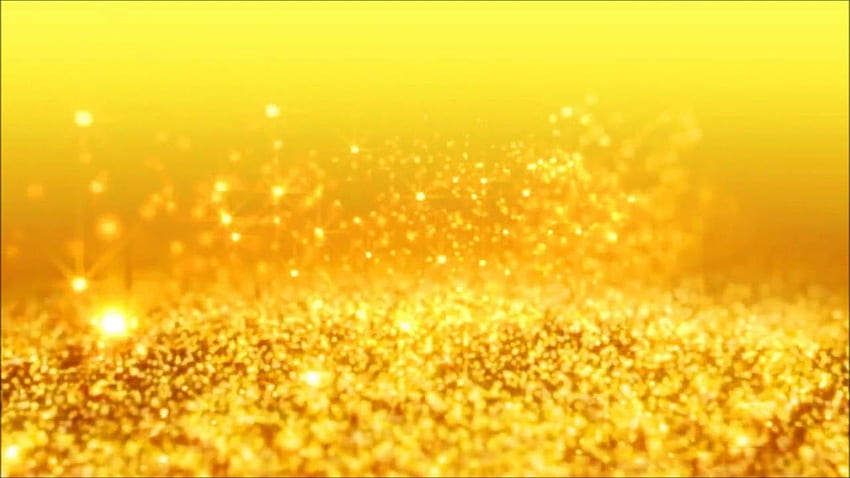 Partículas de viento de polvo de oro de animado fondo de pantalla