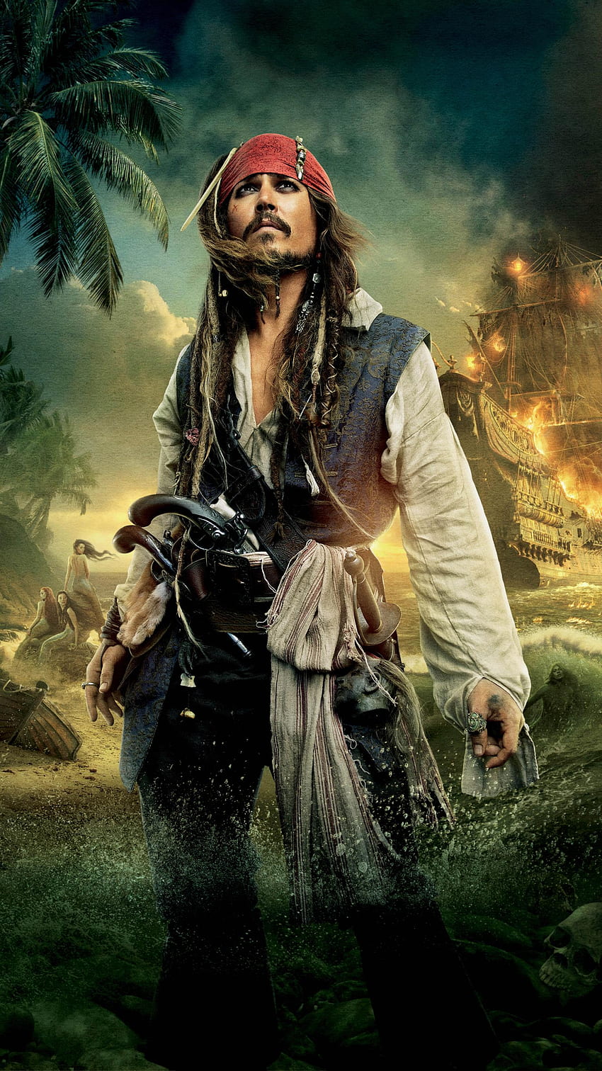 Film Piraci z Karaibów: Na nieznanych wodach (2022). Tapeta na telefon HD