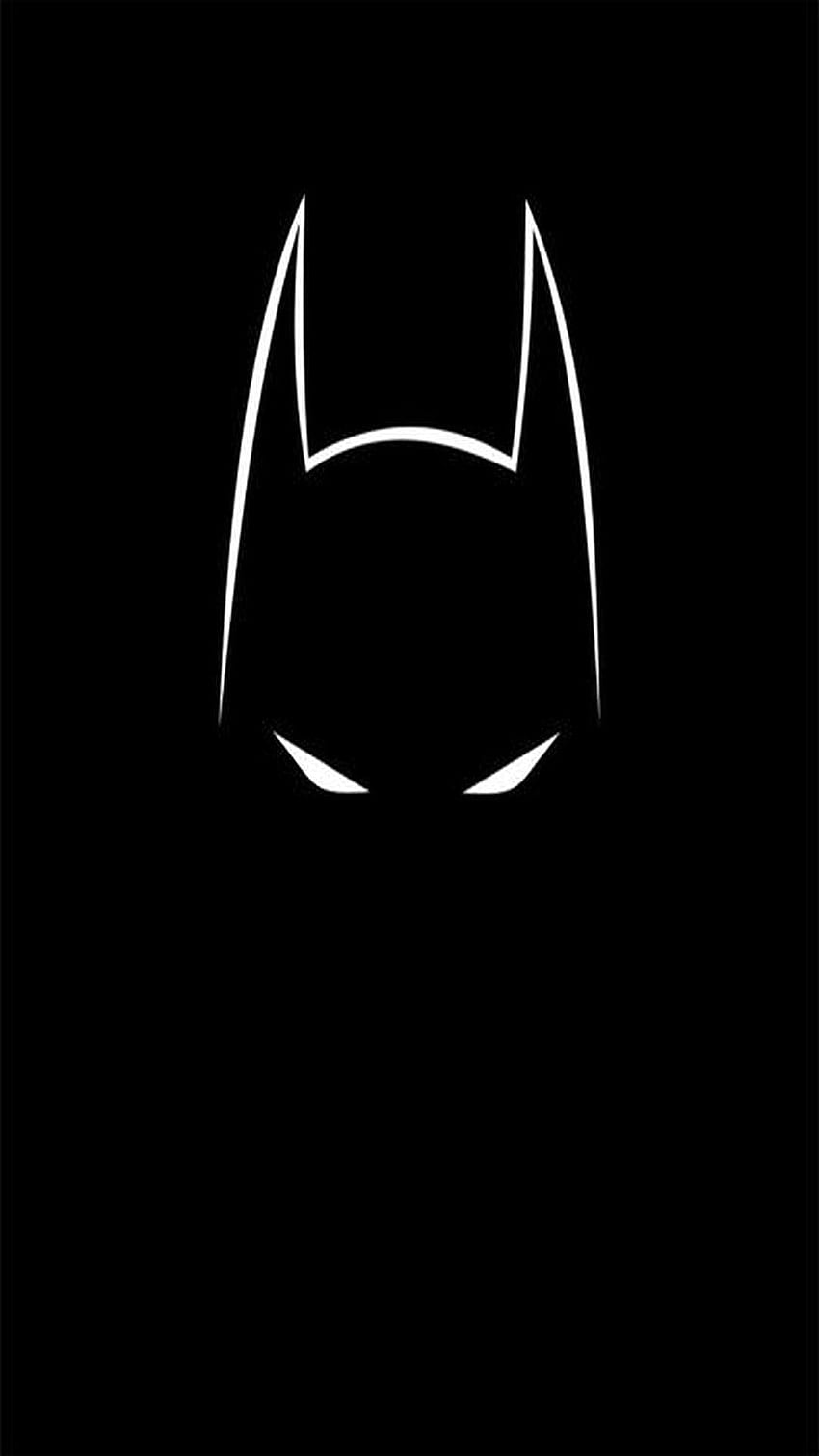 Batman-Logo für iPhone - Icon-Logo-Design, einfacher Batman HD-Handy-Hintergrundbild