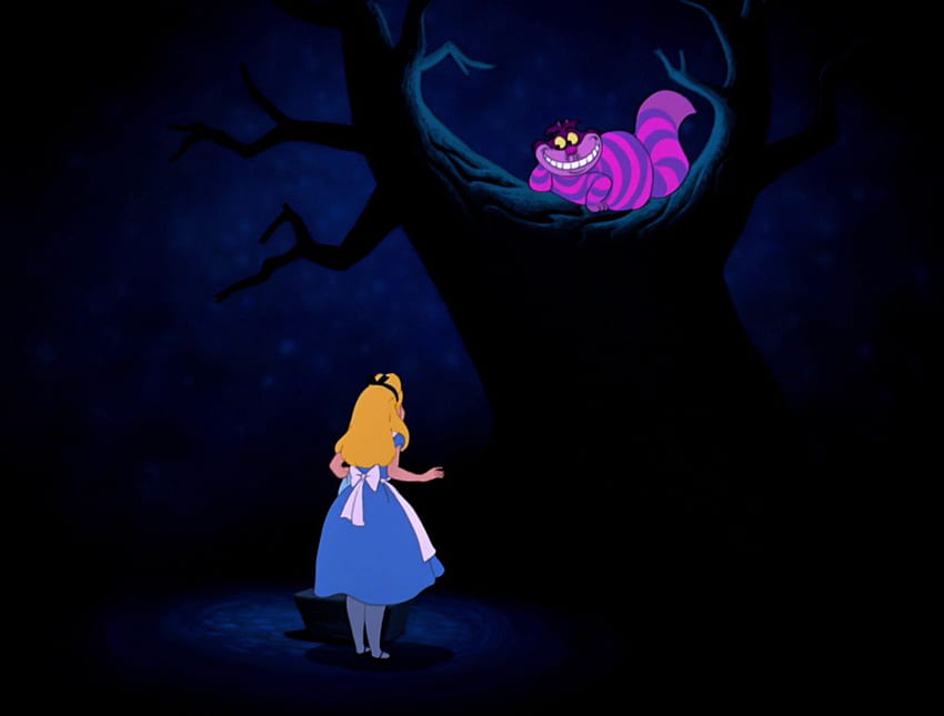 Cheshire Kedisi Disney HD duvar kağıdı
