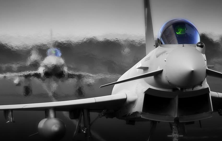 Eurofighter Typhoon, Militärflugzeuge, Militärluftfahrt für , Abschnitt авиация HD-Hintergrundbild