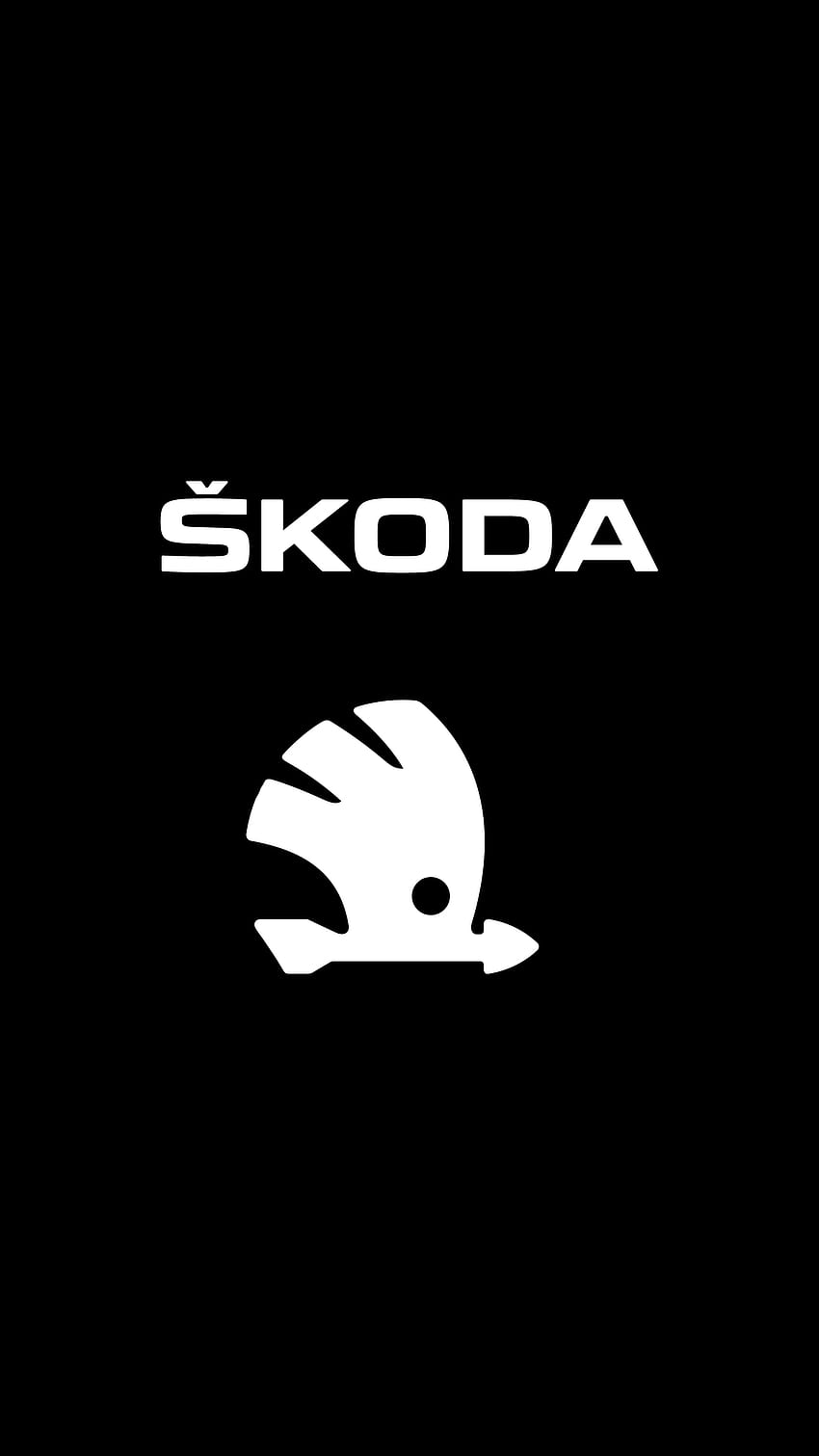 Logotipo de Skoda fondo de pantalla del teléfono