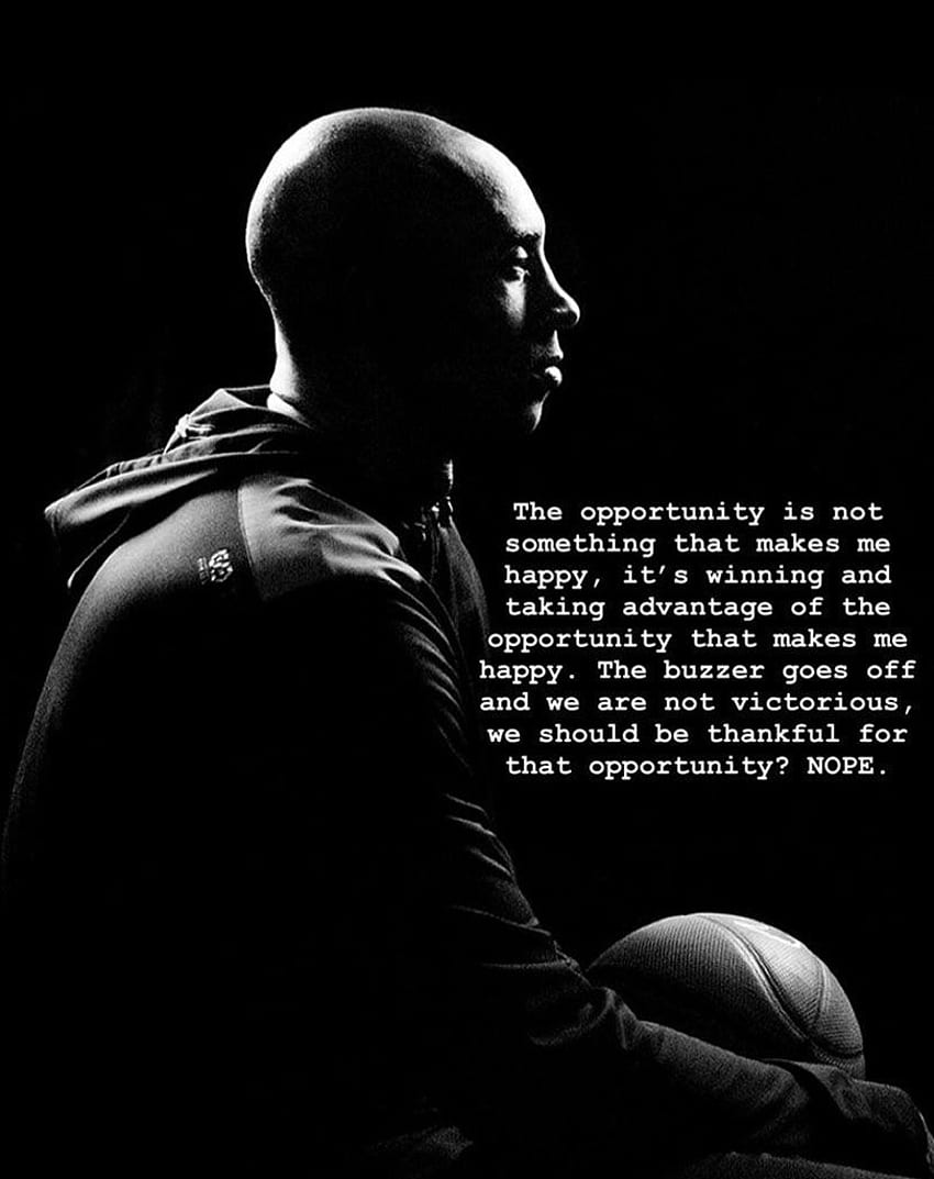 I'm motivated every single day by Kobe's attitude, Basketball News, Mamba Mentality HD phone wallpaper