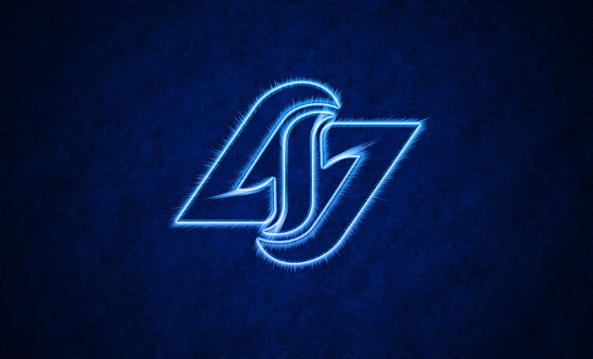 CLG. Counter Logic Gaming Тъмно синьо. LoL екип HD тапет