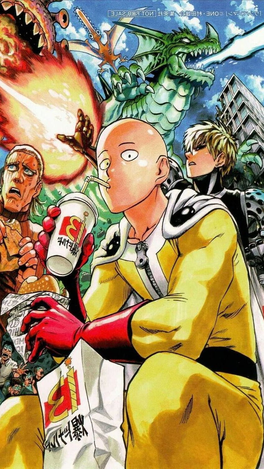 One Punch Man Phone Wallpapers - Wallpaper Cave