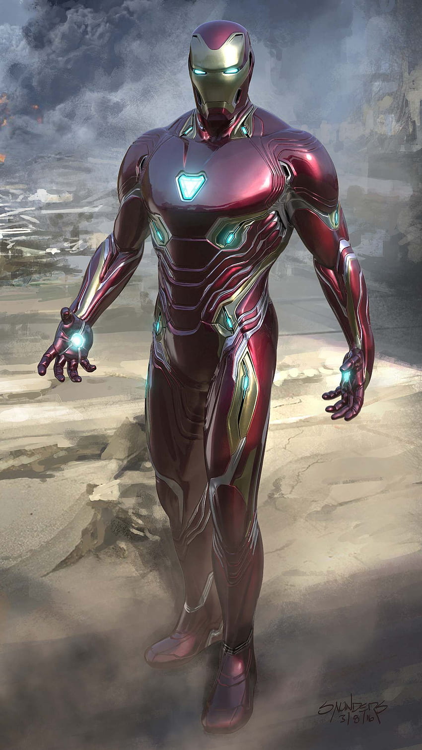 Armadura de Nano Tecnologia do Homem de Ferro. Homem de Ferro Vingadores, Ferro Papel de parede de celular HD