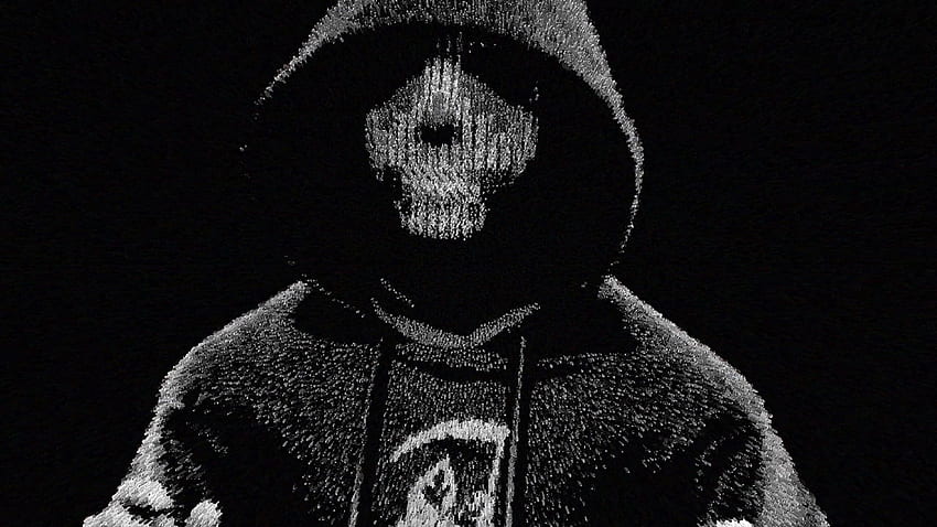 Black hoodie vector HD wallpaper
