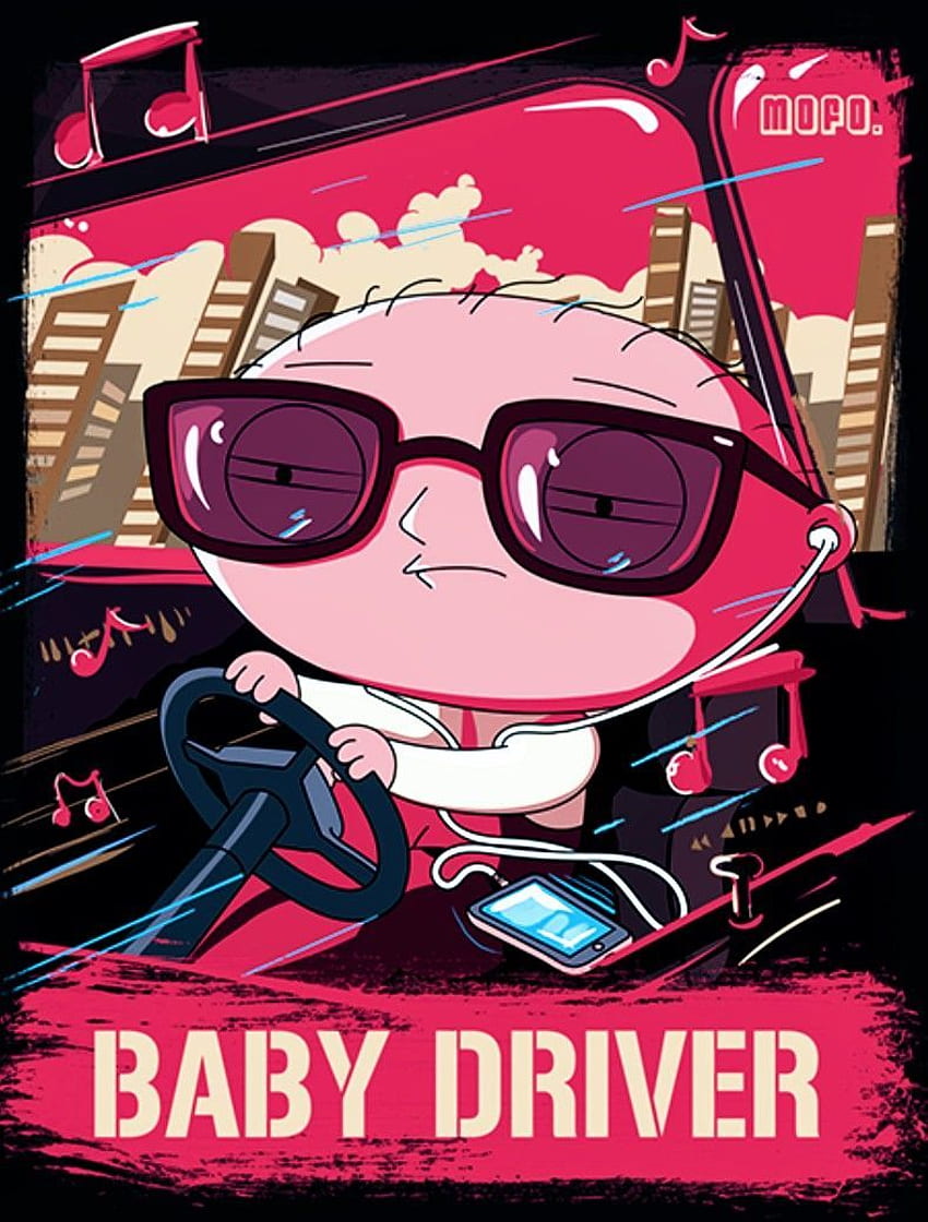 Stewie Griffin - Baby Driver, Family Guy สตีวี่ กริฟฟิน สตูวี่ คนรักครอบครัว คนขับรถเด็ก คูล สตีวี วอลล์เปเปอร์โทรศัพท์ HD