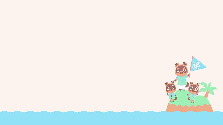 Animal Crossing New Horizons Tom Nook, Animal Crossing Invierno fondo de pantalla