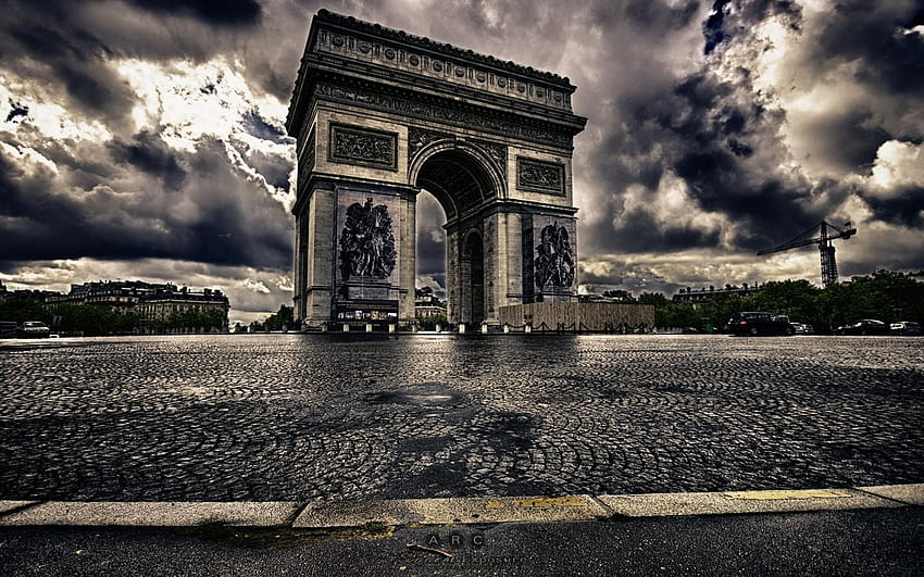 Arc de Triomphe Çarpıcı . android HD duvar kağıdı
