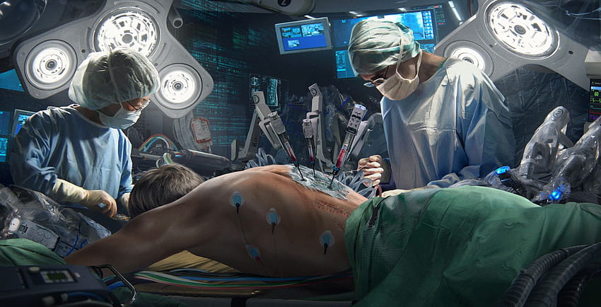 Neuromancer: Case's Surgery By Niek Schlosser HD wallpaper