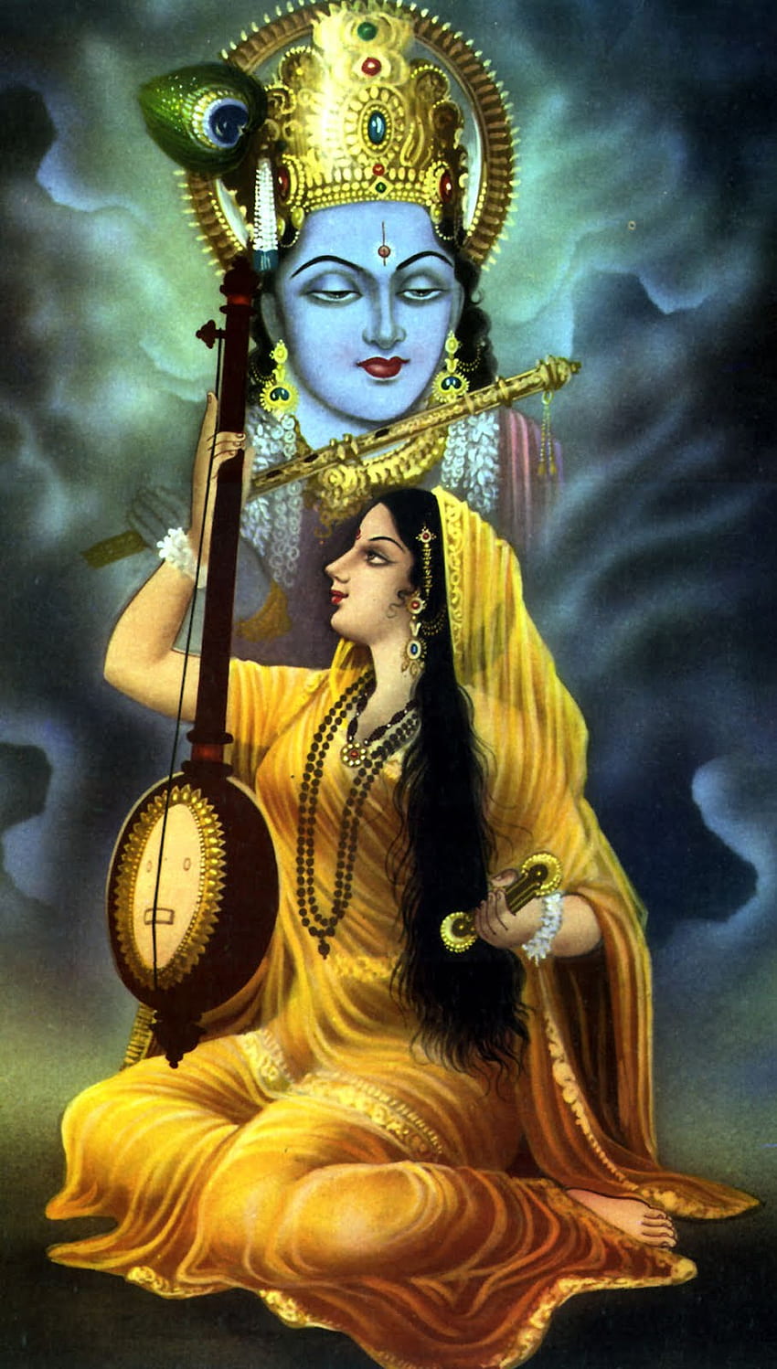Shri Krishna - Meera Krishna, Lord Shri Krishna HD phone wallpaper ...