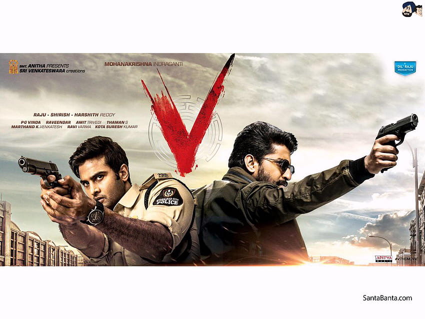 Official Poster Of Indian Action Thriller, `V The Movie` Directed By By Mohana Krishna Indraganti HD wallpaper