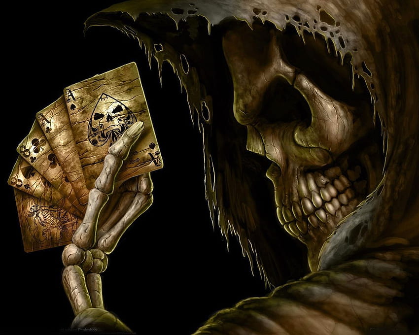 Cabeza de esqueleto, cabeza de calavera fondo de pantalla