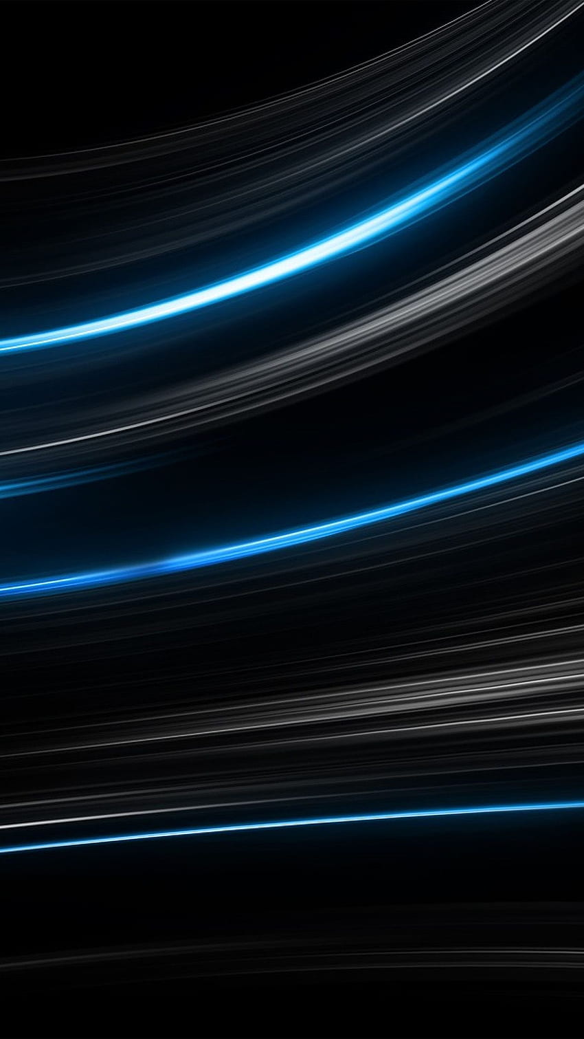 Linha Abstrata Curva Padrão Azul Escuro Android Papel de parede de celular HD