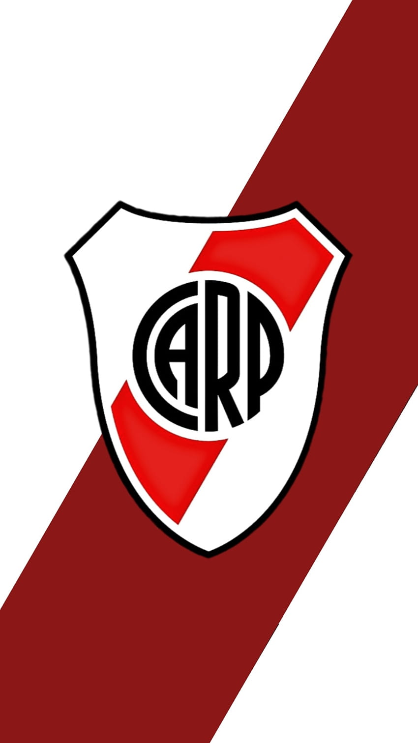 Escudo De River Plate, piłka nożna, Argentyna, Riverplate, piłka nożna, piłka nożna Tapeta na telefon HD