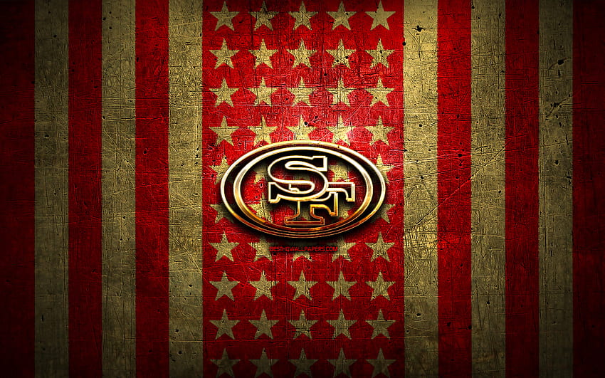 San Francisco 49ers, sanfrancisco, nfl, лого, емблема HD тапет