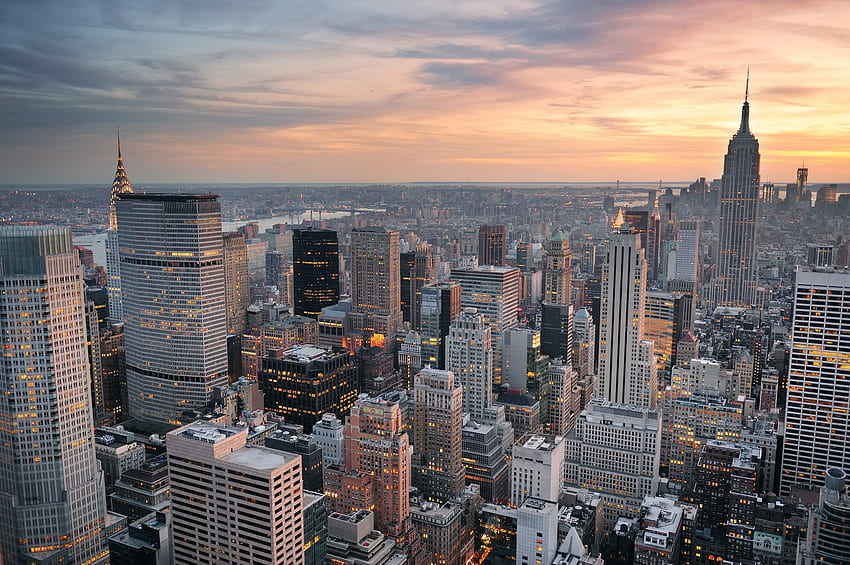 도시, 어반, 뉴욕시, 건물, 엠파이어 스테이트 빌딩 / 및 모바일 배경, 뉴욕시 미학 HD 월페이퍼