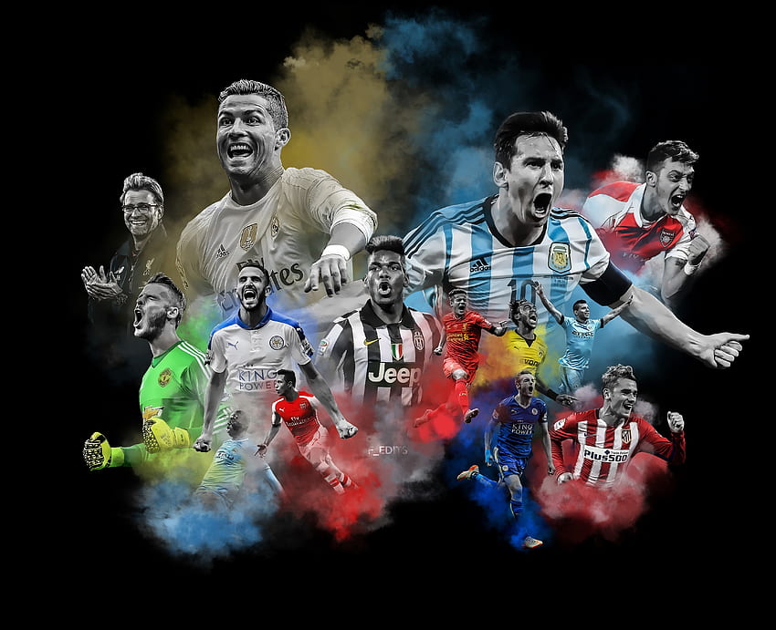 Jogadores de futebol, jogadores de futebol famosos papel de parede HD