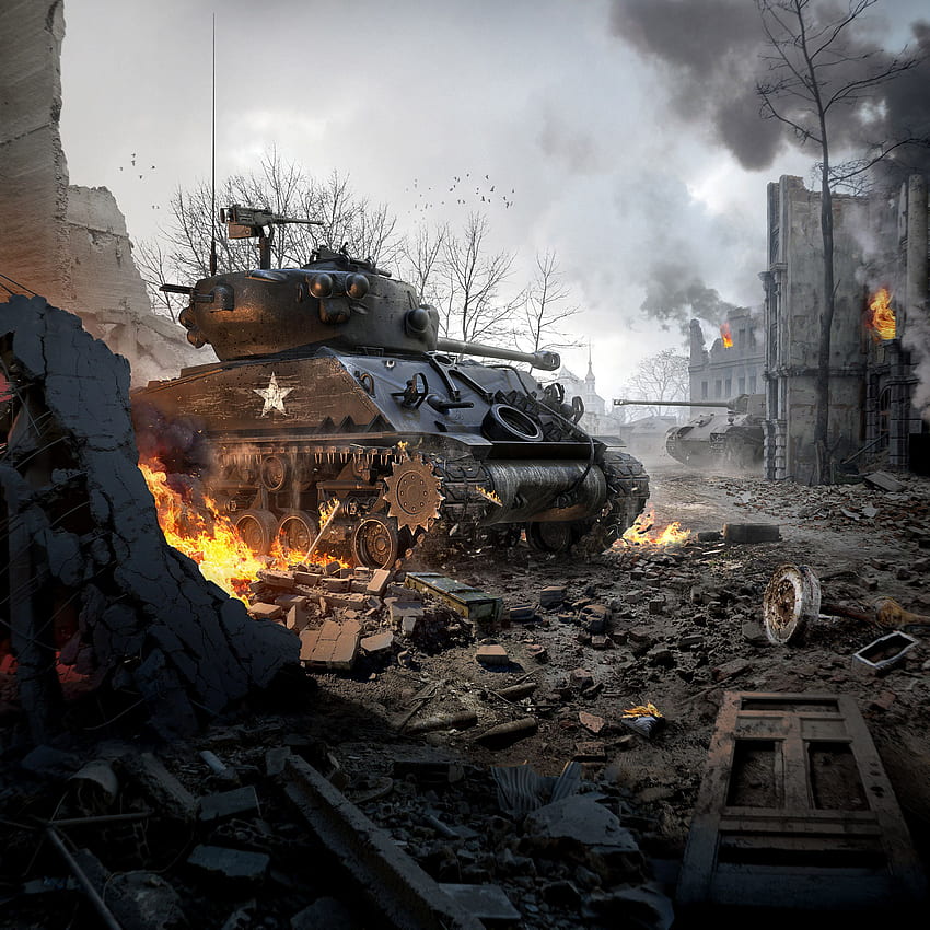 . Medien. World of Tanks Blitz HD-Handy-Hintergrundbild