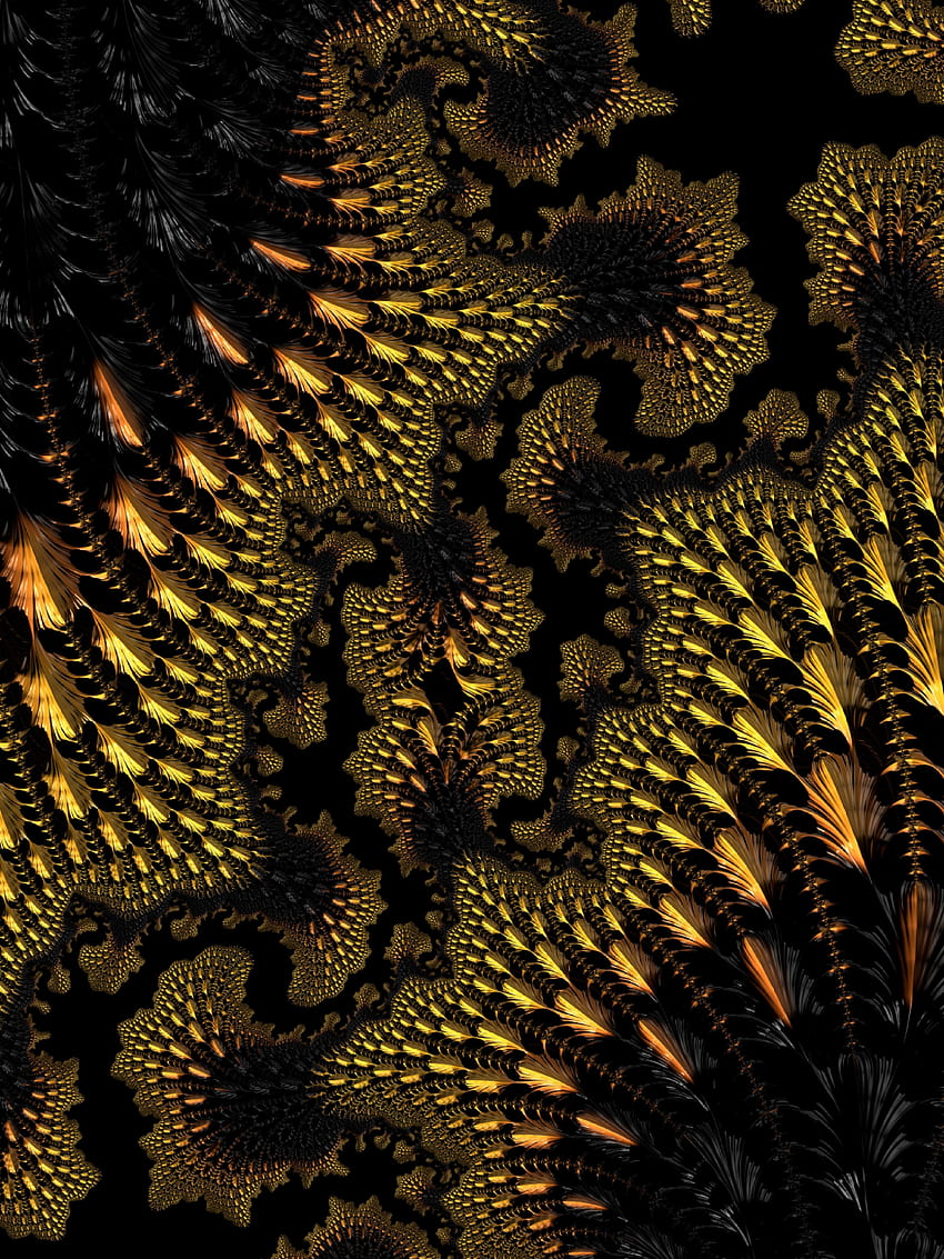 Abstract, 3D, Fractal, Winding, Sinuous, Ornate HD phone wallpaper