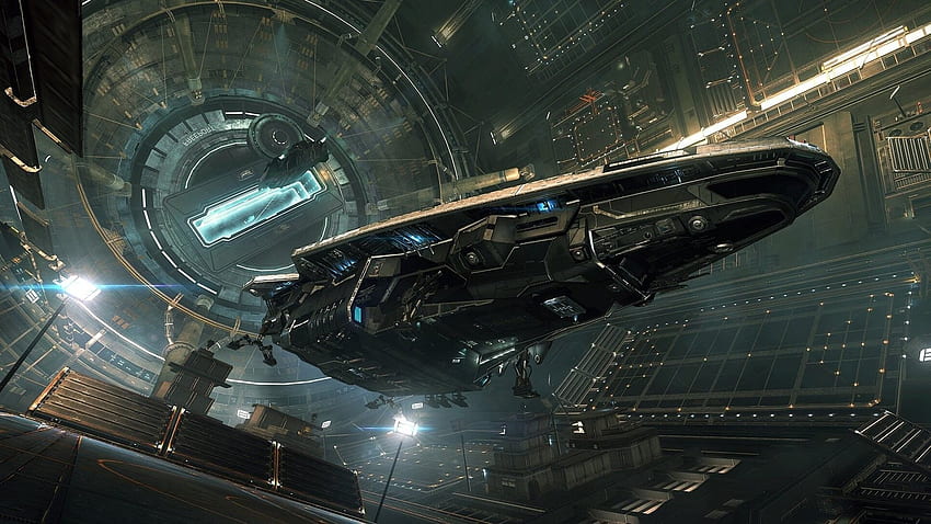 Elite: Dangerous, Video Games, Science Fiction, Spaceship, Anaconda, Elite Dangerous City HD wallpaper